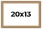 20x13 Solid Wood Antique Picture Frame with UV-Resistant Acrylic & Acid-Free Backing, Available in 4 Finishes: Bronze, Gold, Silver, and Gold with Black